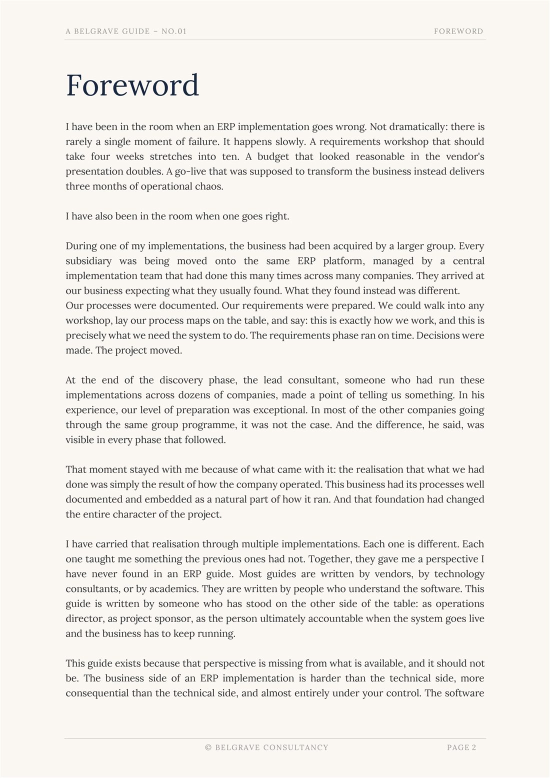 Foreword, first page