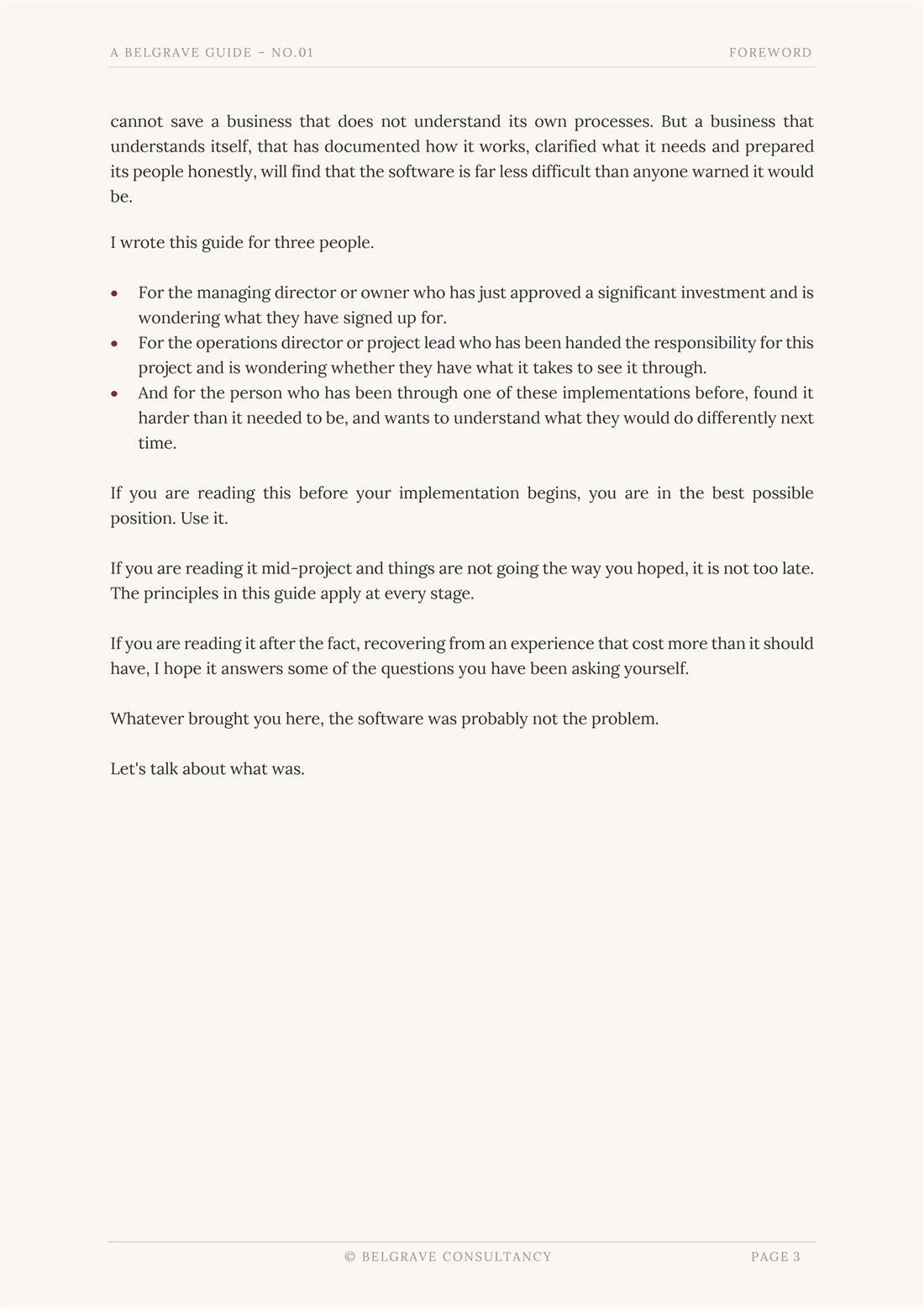 Foreword, second page